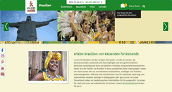 Desktop Screenshot of erlebe-brasilien.de